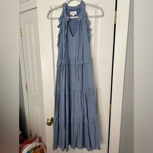 Blue maxi dress